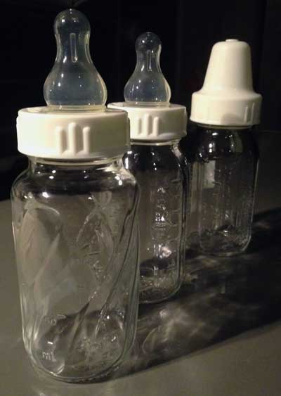 can we sterilize glass baby bottles
